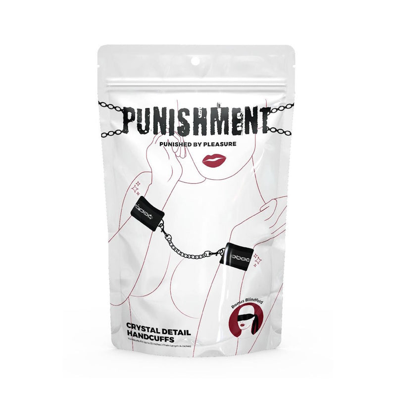 Punishment | Crystal Detail Handcuffs Packaging