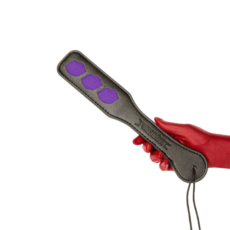 Punishment | Purple Lips Paddle in Model's Hand