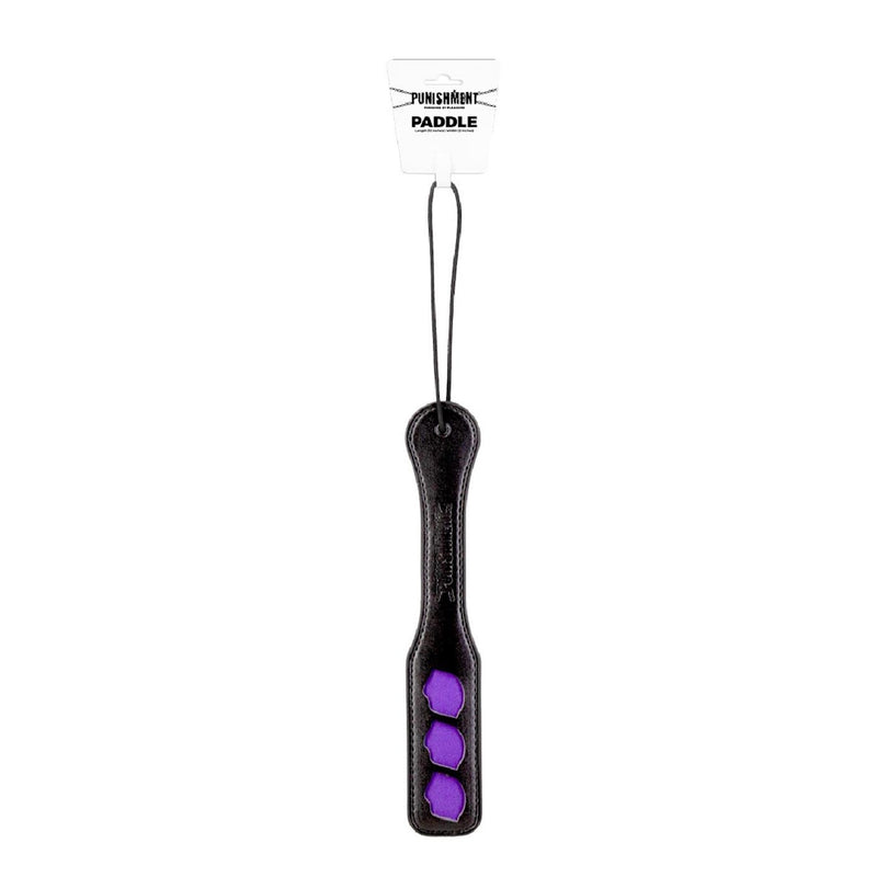 Punishment | Purple Lips Paddle Front View