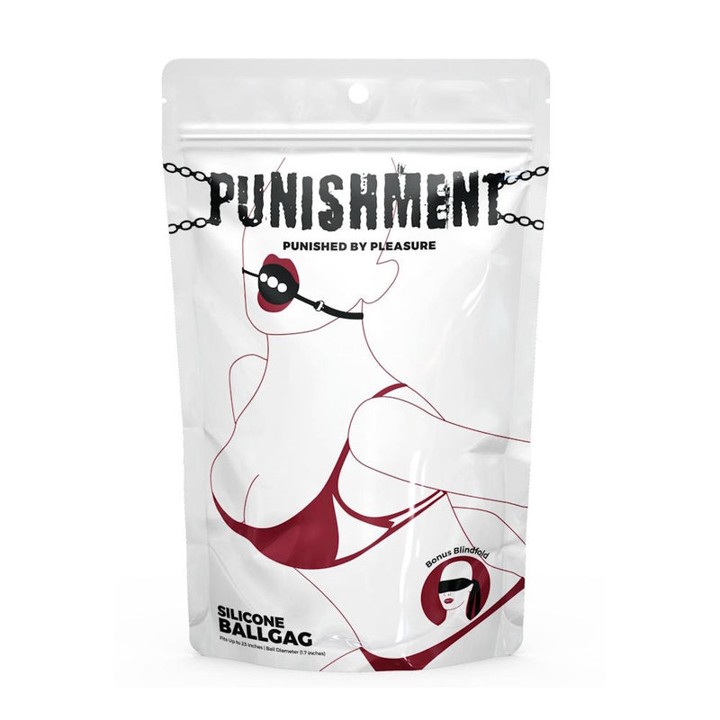 Punishment | Silicone Ball Gag in Packaging