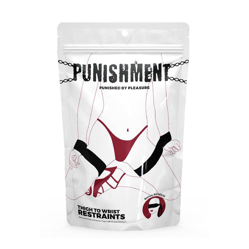 Punishment | Thigh To Wrist Restraints Packaging