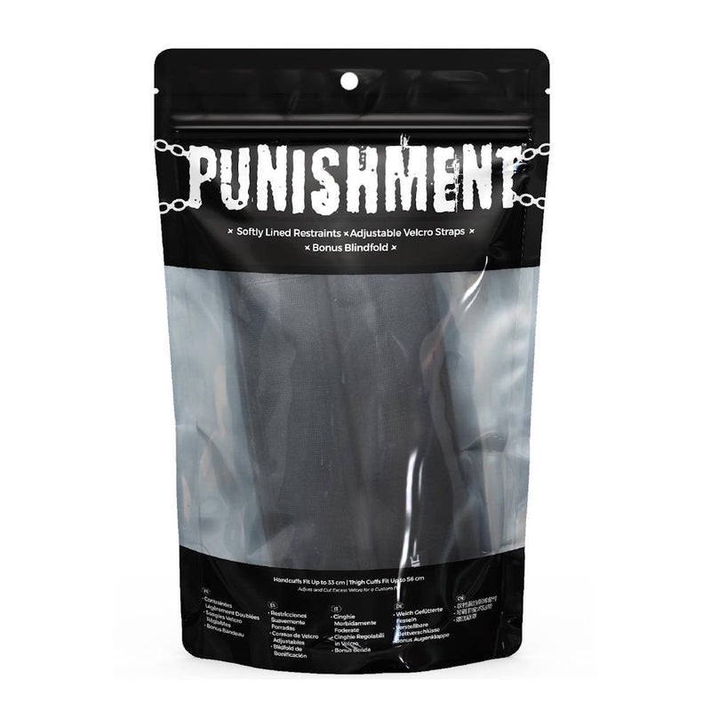 Punishment | Thigh To Wrist Restraints Packaging