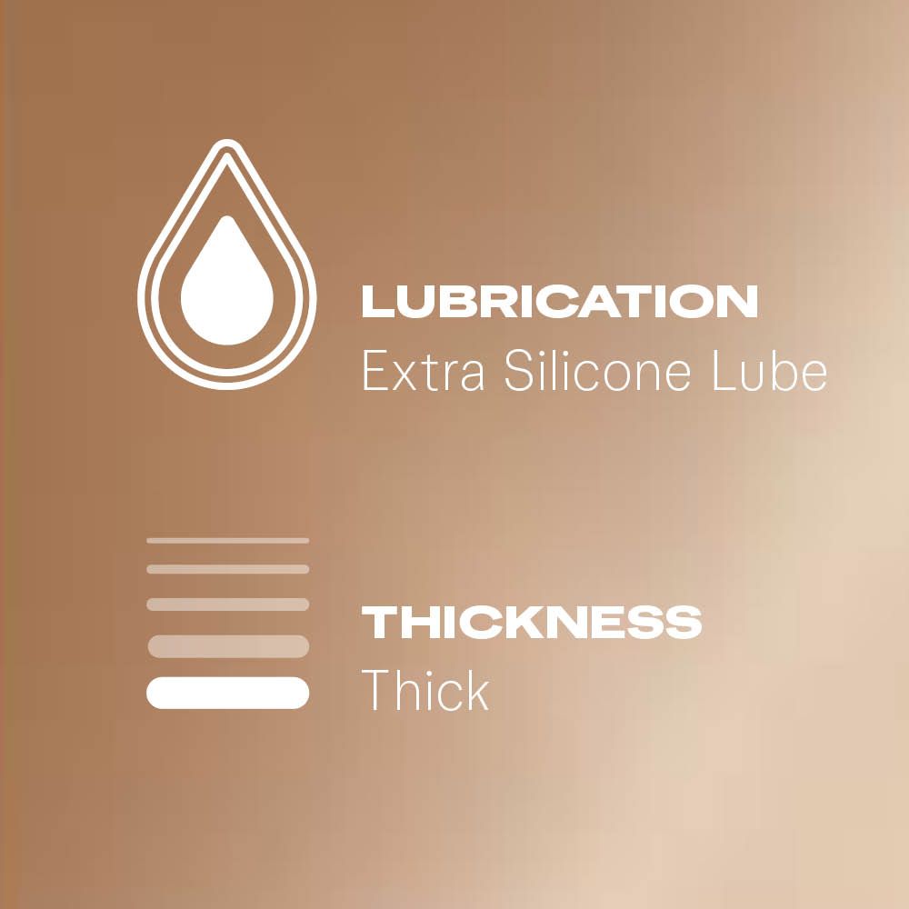 Thick, Lubricated Real Feel Condoms | Durex