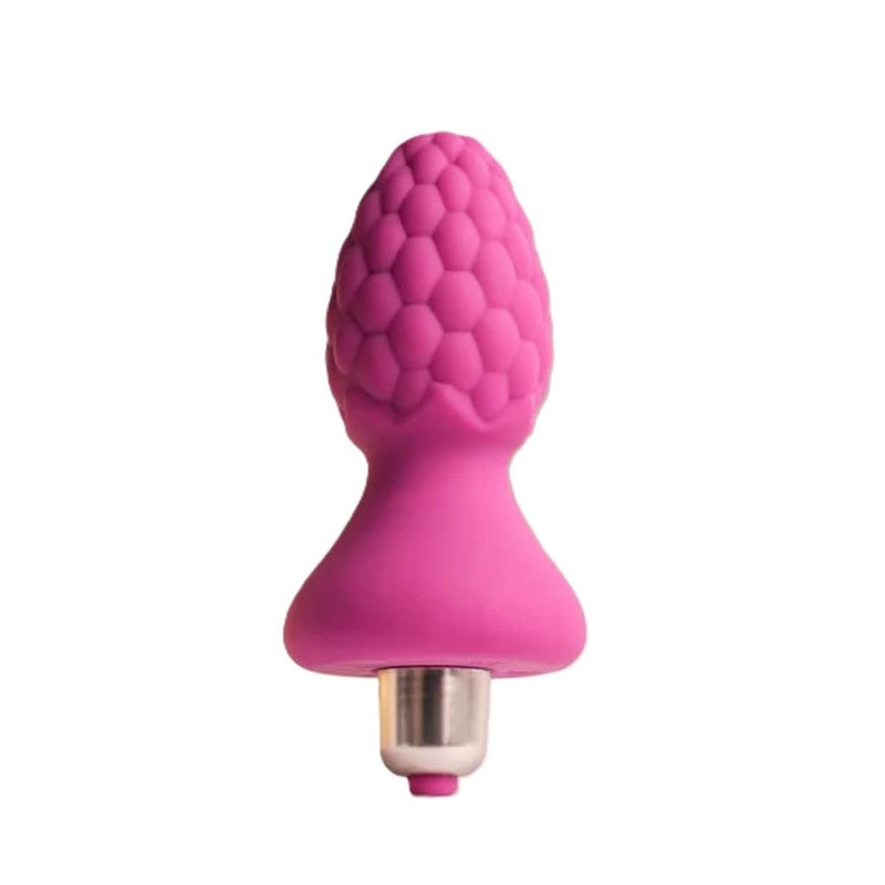 Rocks-Off | Ass-Berries Raspberry Butt Plug & Removeable Bullet