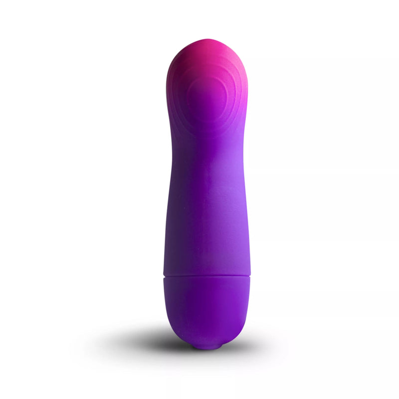 Front view of the Rocks-Off Glow Girl Vibe Discreet G-Spot Vibrator