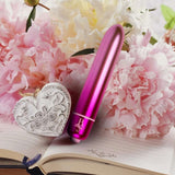 Rocks-Off RO-90 Boudoir Bullet Vibrator (Courtesan Pink) with flowers