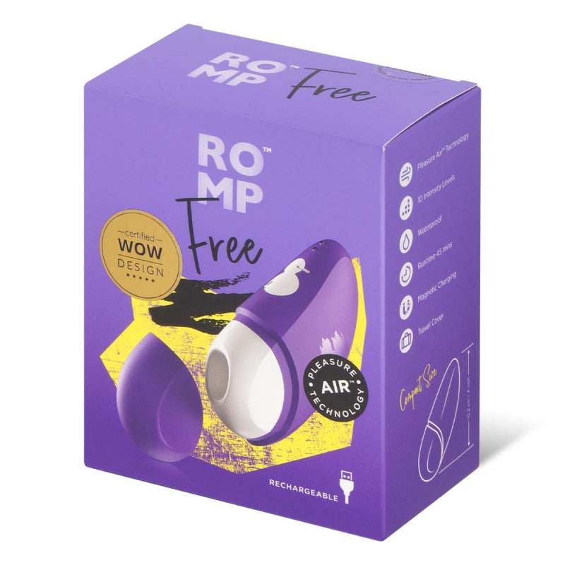 Romp | Free Clitoral Suction Vibrator packaging