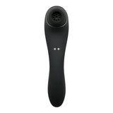 Front view of Smoooch Clitoral Suction Vibrator | Wooomy (Black)