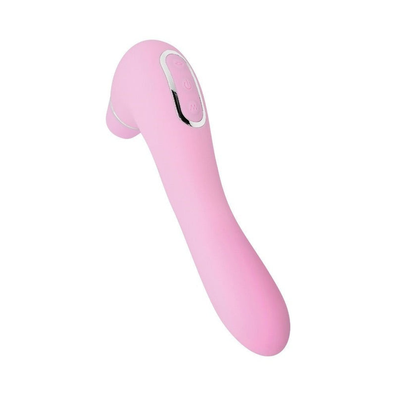 Rear view of Smoooch Clitoral Suction Vibrator | Wooomy (Pink)
