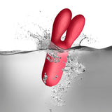 Waterproof SugarBoo | Coral Kiss Rabbit Ears Vibrator in water