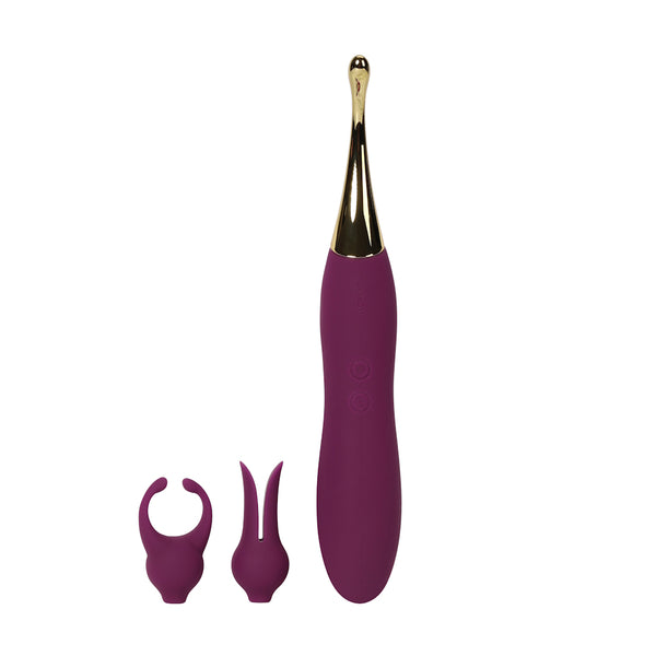 Svakom | Beatrice Powerful Vibrator & Multi-Tip Clitoral Stimulator With Attachements