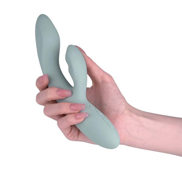 Svakom | Chika App-Controlled Heating Rabbit Vibrator in Model's Hand