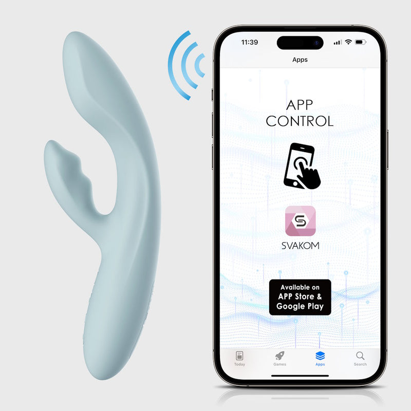 Svakom | Chika App-Controlled Heating Rabbit Vibrator App Control