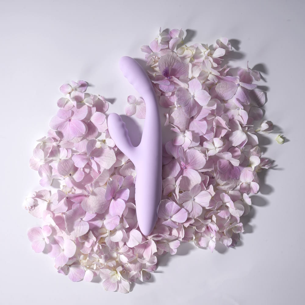 Svakom | Cici+ 2 App-Controlled Slim Rabbit Vibrator Between Flowers