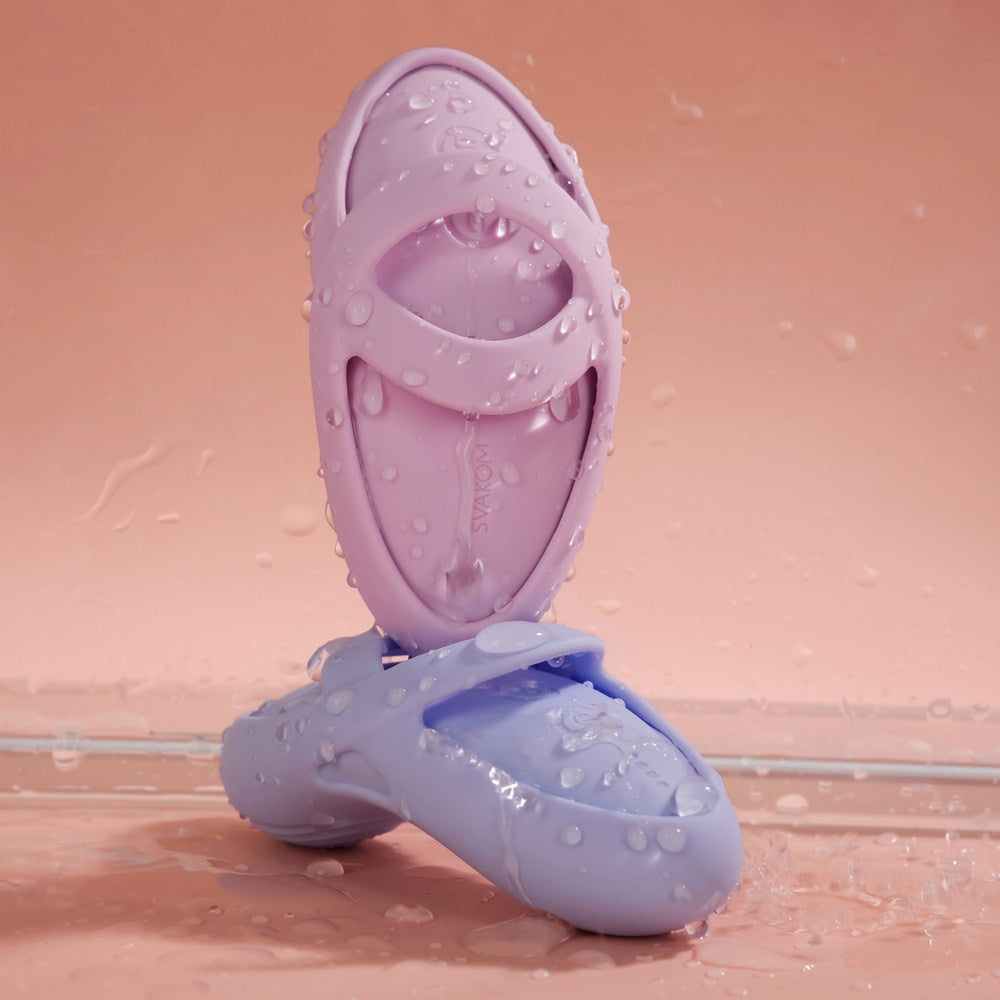 Water Droplets On Svakom Echo 2 App-Controlled Flexible Finger Vibrator's 
