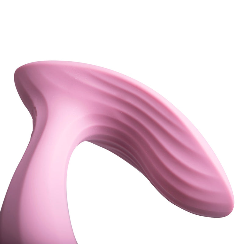 Svakom | Erica App-Controlled Wearable Vibrator & Anal Stimulator Close-Up of Textured Surface