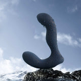 Svakom Iker Neo Interactive Waterproof Pulsating Prostate & Perineum Vibrator Covered in Water Droplets