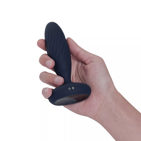Svakom | Jordan Interactive Thrusting Anal Vibrator In Hand