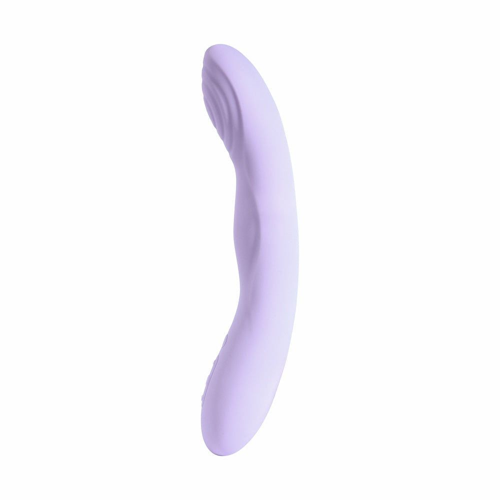 Side View Of Svakom Selena App-Controlled Heating & Thrusting G-Spot Vibrator On White Background