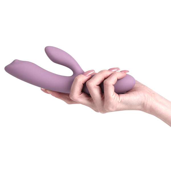 Svakom | Trysta Neo Interactive Rabbit Vibrator with G-Spot Ball in Model's Hand