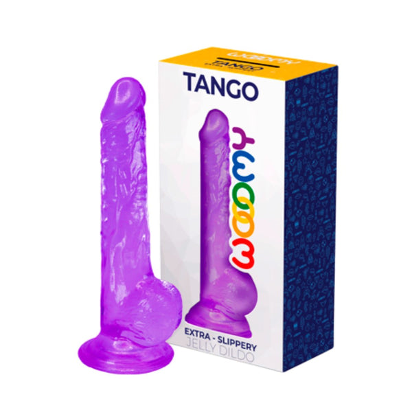 Tango 7 Inch Realistic Jelly Dildo | Wooomy with packaging