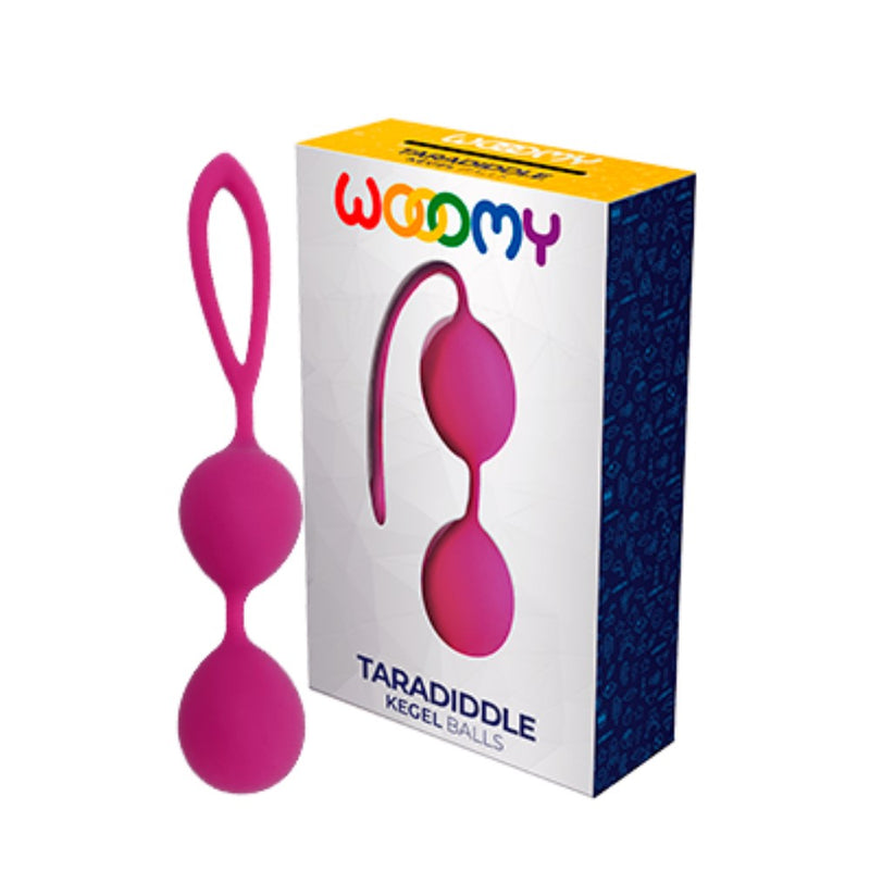 Taradiddle Kegel Balls | Wooomy with packaging