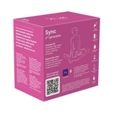 Rear view of the We-Vibe | Sync 2 Couples Vibrator (Pink)