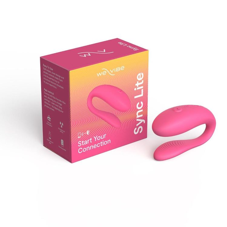 We-Vibe | Sync Lite Couples Vibrator (Pink) with packaging