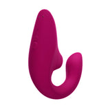 Controls on the Womanizer | Blend Pleasure Air Rabbit Vibrator (Vibrant Pink)