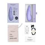 Womanizer | Enhance Clitoral Stimulator with Pleasure Air & Vibrations Packaging and Contents