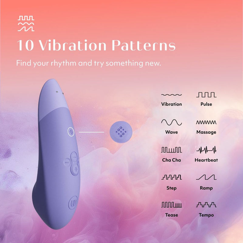 Womanizer | Enhance Clitoral Stimulator with Pleasure Air & Vibrations Vibration Patterns