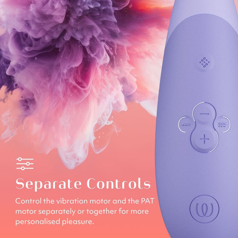 Womanizer | Enhance Clitoral Stimulator with Pleasure Air & Vibrations Control Buttons