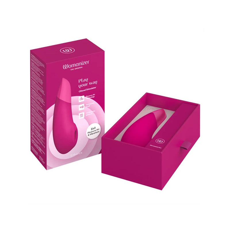 Womanizer | Enhance Clitoral Stimulator with Pleasure Air & Vibrations in Box