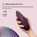 Womanizer | Next 3D Pleasure Air Clitoral Stimulator with Climax Control (Dark Purple) with 14 intensity levels