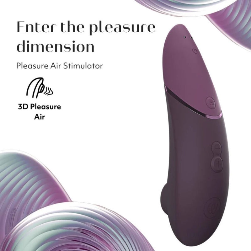 Womanizer | Next 3D Pleasure Air Clitoral Stimulator with Climax Control (Dark Purple) with 3D Pleasure Air