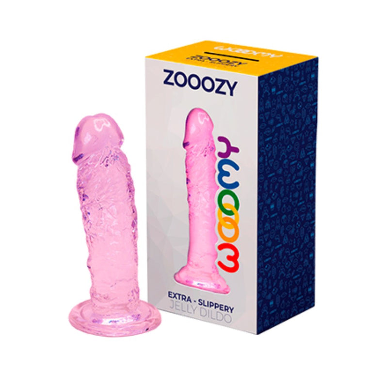 Zooozy 5.2 Inch Realistic Jelly Dildo | Wooomy with packaging