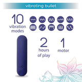 plusOne | Vibrating Bullet (Purple) vibration modes