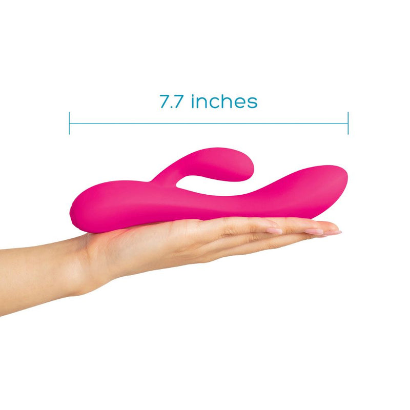 plusOne | Dual Vibrating Massager (Pink) dimensions