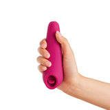 plusOne | Fluttering Clitoral Arouser (Pink) in hand