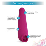 plusOne | Fluttering Clitoral Arouser (Pink) key features