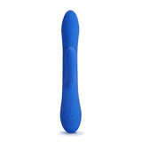 Top view of the plusOne | Luxe Dual Massager (Blue)