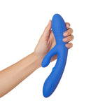 plusOne | Luxe Dual Massager (Blue) in hand