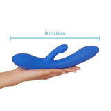 plusOne | Luxe Dual Massager (Blue) dimensions