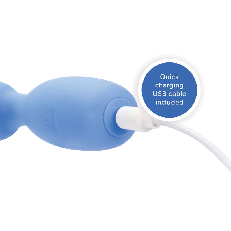 USB rechargeable plusOne | Personal Massager (Blue)