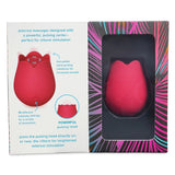 plusOne | Rose Pulsing Clitoral Arouser (Red) in packaging