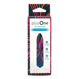 Front view of plusOne | Travel Bullet Vibrator (Pink) packaging