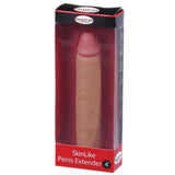 Front view of 4 Inch Skin Like Penis Extender by Malesation in packaging