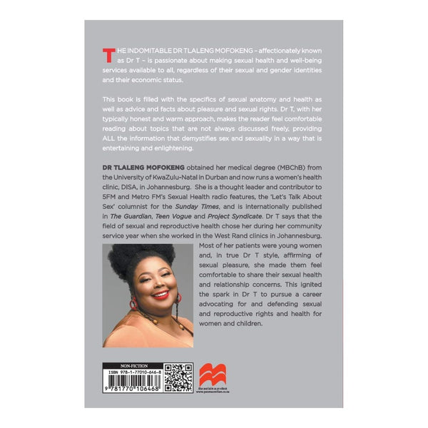 Full back cover view of A Guide to Sexual Health and Pleasure | Dr T