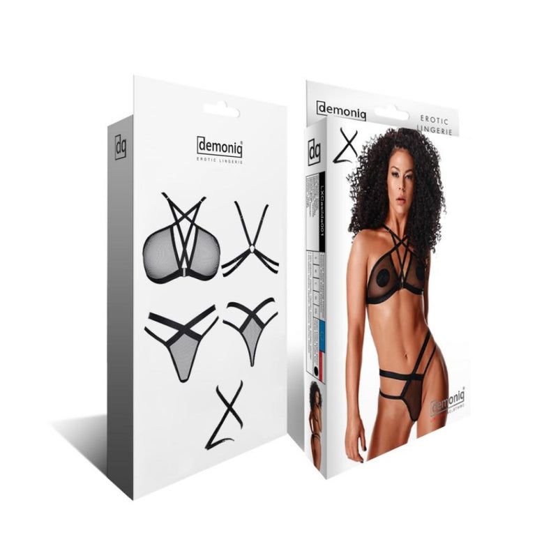 Product packaging of Aina Harness Mesh Set | Demoniq