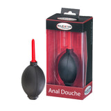 Front view of anal douche and product packaging - Anal Douche | Malesation 